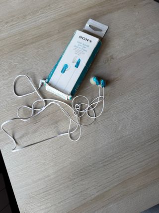 Auriculares Sony Cable Azul/Blanco