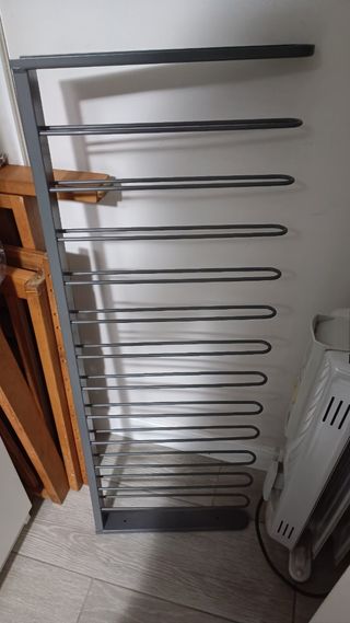 Pantalonero Ikea Gris Metal