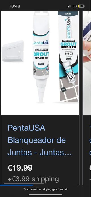 Kit Reparación Grout PentaUSA Blanco