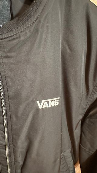 Cazadora Bomber Vans Negra Talla L