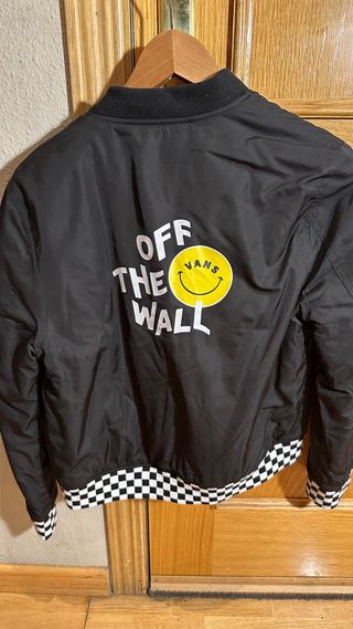 Cazadora Bomber Vans Negra Talla L