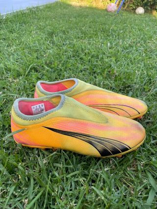 Botas Puma Naranja Fosforito