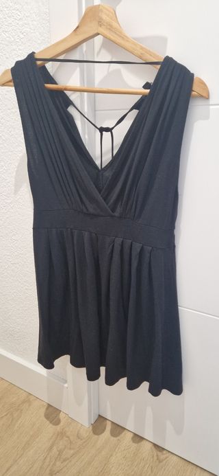 Camiseta premamá tirantes negra