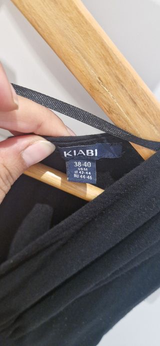 Camiseta premamá tirantes negra