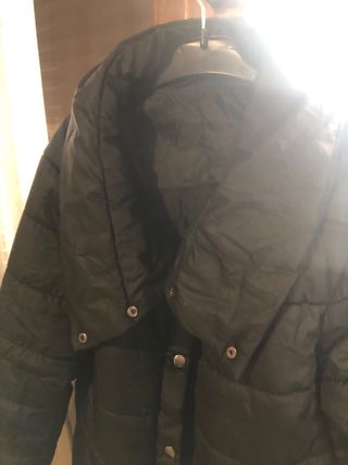 Chaqueta acolchada negra