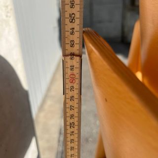 Sedie vintage in legno e juta