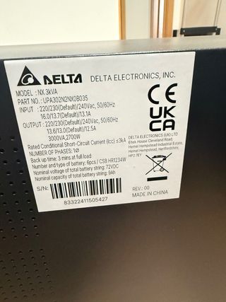 SAI DELTA 3KVA - UPS