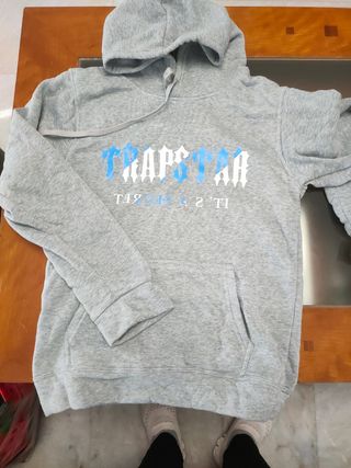 Chándal Trapstar Talla S Gris y Azul