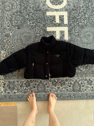Plumífero Prada Negro Desmontable
