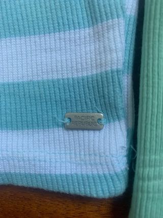 Lote 2 Camisetas Pull&Bear Verde y Turquesa