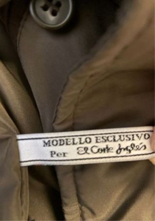 Chaquetón ante El Corte Inglés Marrón Hombre