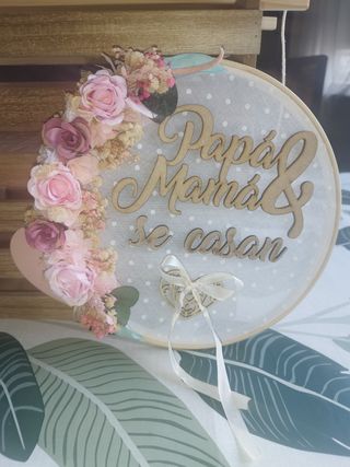 Porta Alianzas y Caja Arras Decorada