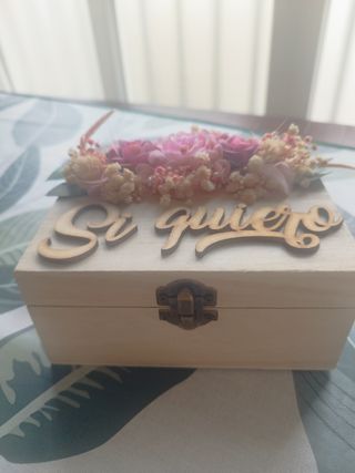 Porta Alianzas y Caja Arras Decorada