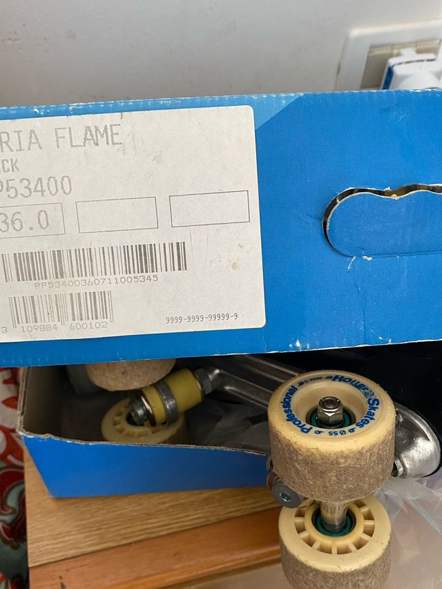 Scarpe da pattinaggio Risport nere tg 36