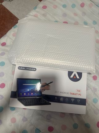 Tablet con Teclado, Ratón y Lápiz Rosa