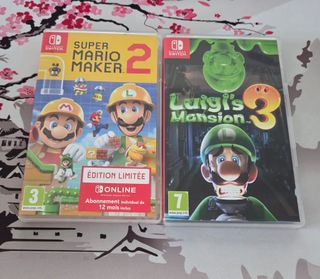 Super Mario Maker 2 y Luigi's Mansion 3