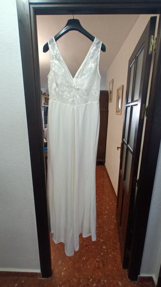 Vestido de Novia Sencillo Encaje
