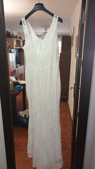 Vestido de Novia Sencillo Encaje