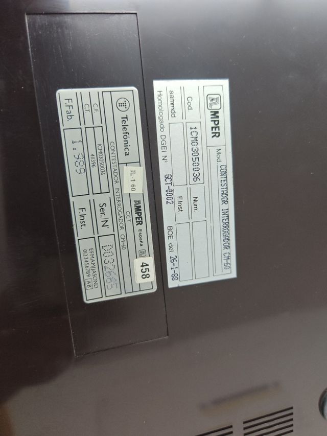 Contestador Automático Panasonic con Cassettes