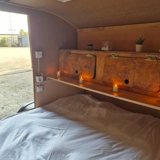 Mini Caravana Madera 750kg 2 personas