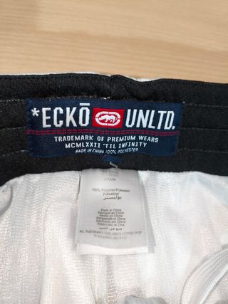 Pantalón deportivo Ecko Unltd blanco y gris