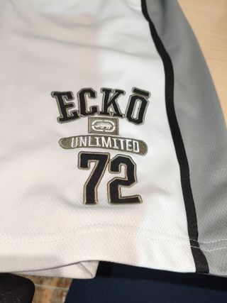 Pantalón deportivo Ecko Unltd blanco y gris
