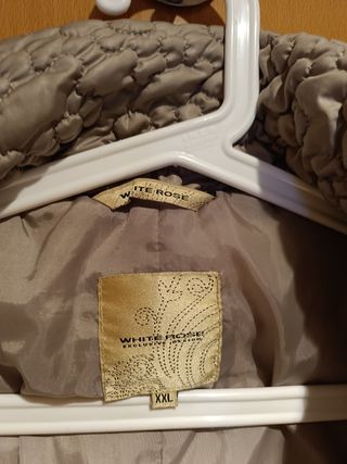Anorak White Rose Beige Talla XXL