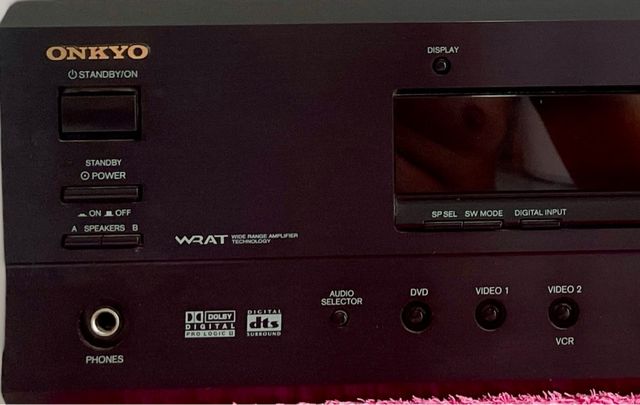 Amplificador A/V Onkyo TX-DS494 con mando