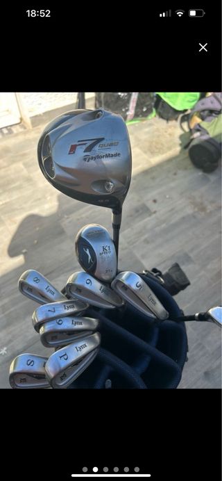 2 Set de palos de golf , hombre y mujer