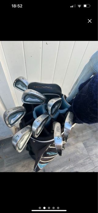 2 Set de palos de golf , hombre y mujer