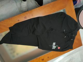 Pantalón de deporte hombre negro talla S