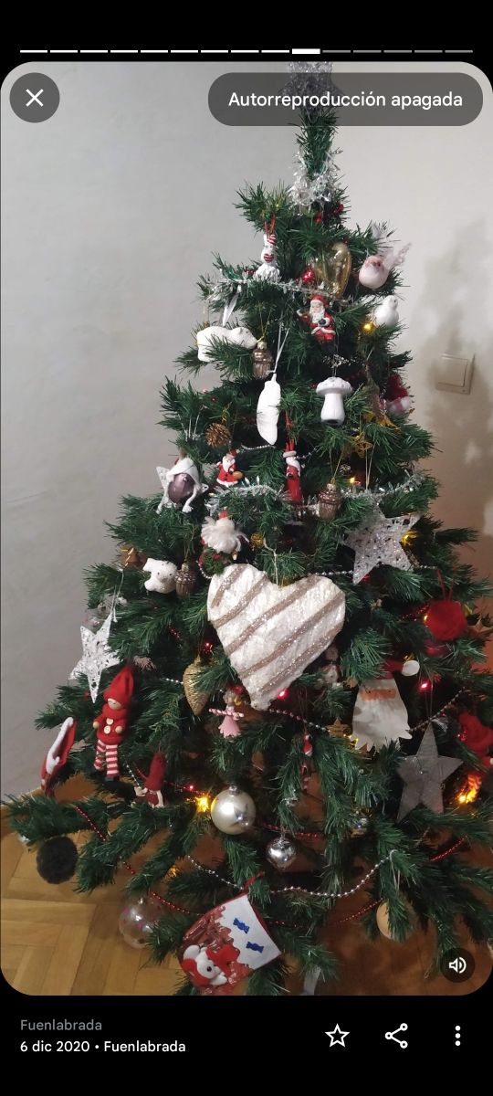 Árbol de Navidad Verde Plástico