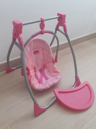 Trona Columpio Bebé Mimitos Rosa