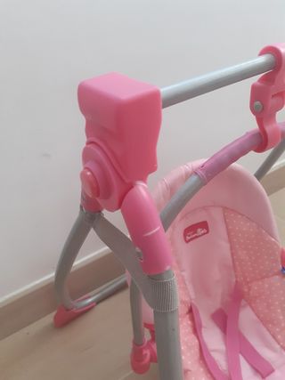 Trona Columpio Bebé Mimitos Rosa