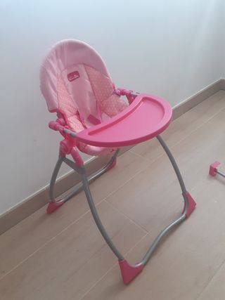 Trona Columpio Bebé Mimitos Rosa