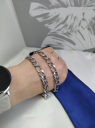 Collar Fígaro Acero Inoxidable Grueso