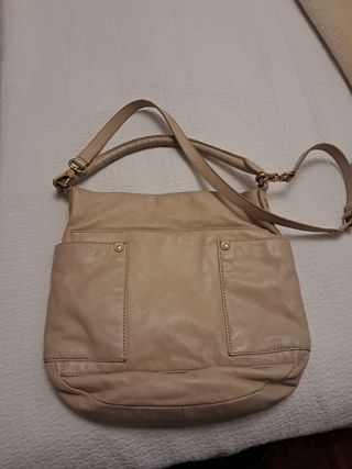 Bolso Marc Jacobs Beige Piel