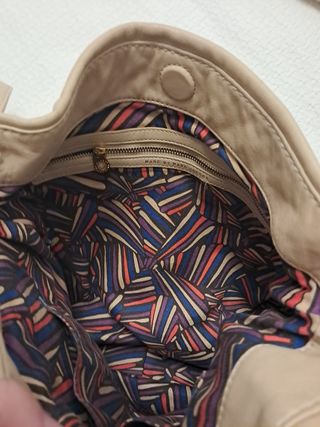 Bolso Marc Jacobs Beige Piel