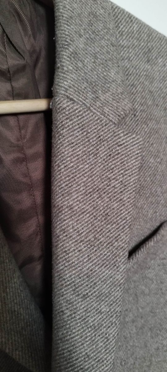 Cappotto uomo Mango taglia 50 microfantasia