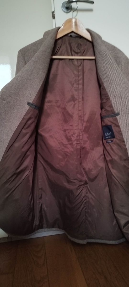 Cappotto uomo Mango taglia 50 microfantasia