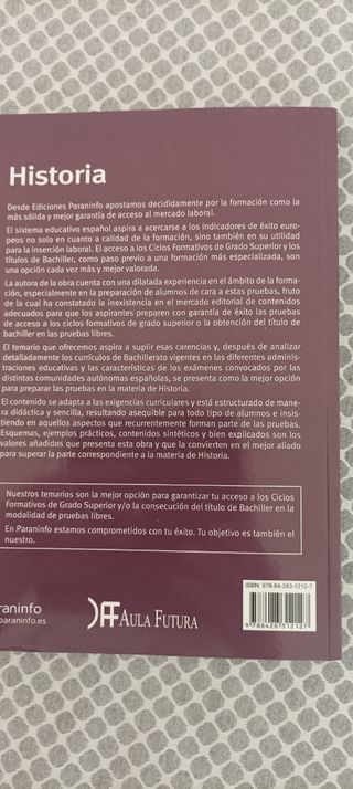 Temario Historia pruebas de acceso a ciclos forma.
