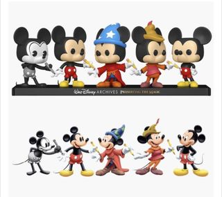 Funko Pop Disney Archives Pack Premium Mickey x5