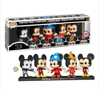 Funko Pop Disney Archives Pack Premium Mickey x5