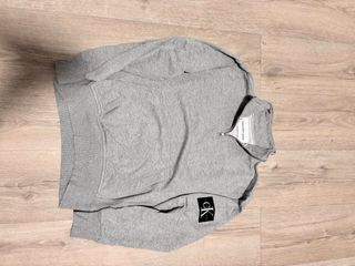 Sudadera Calvin Klein Media Cremallera Gris