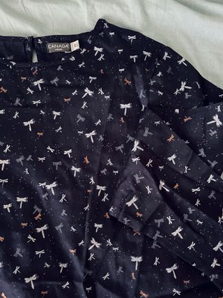 Blusa Canada House Estampada Talla M