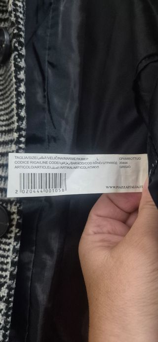 Cappotto uomo Principe di Galles