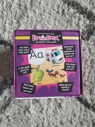 Juego de mesa BrainBox infantil en inglés.