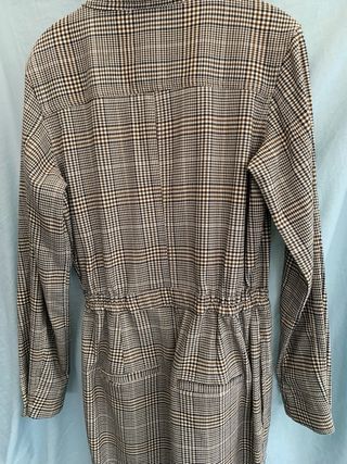 Mono Springfield cuadros gris y blanco