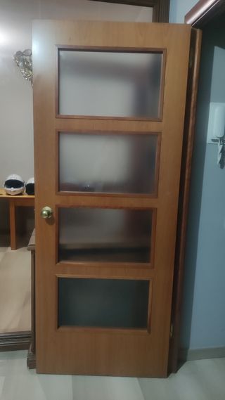 Conjunto de 10 puertas de calidad madera maziza