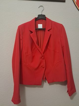 Chaqueta corta roja Talla 40